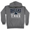 Xtreme Apparrel Vintage Dallas Kids Hoodie Sweatshirt for Football Fans (Charcoal Hoodie, YXL) view 1
