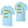 Custom Unisex T-Shirts,Custom Tee Shirts Design Your Own,Add Design/Text/Photo/Logo,Sky Blue view 1