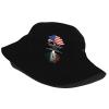 American Grown with Irish Roots Bucket Hat Unisex Cotton Four Seasons Travel Bucket Beach Sun Hat Outdoor Cap Short Brim Visor Cotton Bucket Fashion Fisherman's Hat view 2