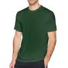 Custom Unisex T-Shirts,Custom Tee Shirts Design Your Own,Add Design/Text/Photo/Logo,Dark Green view 3