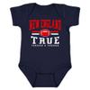 Xtreme Apparel New England Retro Team Kid's Bodysuit for Football Fans (Navy, 24M) view 1