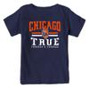 Xtreme Apparel Chicago Football Retro Team Kid's Fan T-Shirt (Navy Shirt, YM) view 1