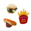 Nicky Bigs Novelties Funny Party Crazy Silly Food Hats French Fries Hamburger Hot Dog Hat Chef Theme Novelty Costume Dress Up view 1