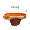 Nicky Bigs Novelties Funny Party Crazy Silly Food Hats French Fries Hamburger Hot Dog Hat Chef Theme Novelty Costume Dress Up view 2