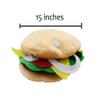 Nicky Bigs Novelties Funny Party Crazy Silly Food Hats French Fries Hamburger Hot Dog Hat Chef Theme Novelty Costume Dress Up view 3