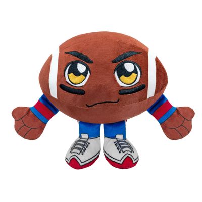 Bleacher Creatures Kansas Jayhawks 8" Kuricha Football Sitting Plush - Soft Chibi Inspired Plush