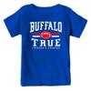 Buffalo Football Retro Team Kid's Fan T-Shirt (Royal Shirt, YM) view 1