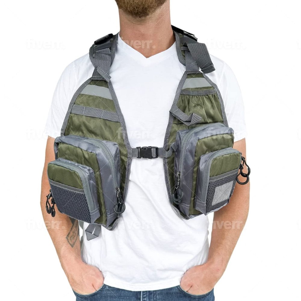 MAXD Fly Fishing Vest - Fishing Vests for Men - Fishing vest for Women - Fly Fish Packs - Fishing Vest Pack - Fishing Vest With Pockets - Fisherman Vest - Fly Fishing Jacket