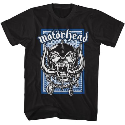 American Classics Motorhead Snaggletooth Blue Frame T Shirt Black 4XLT