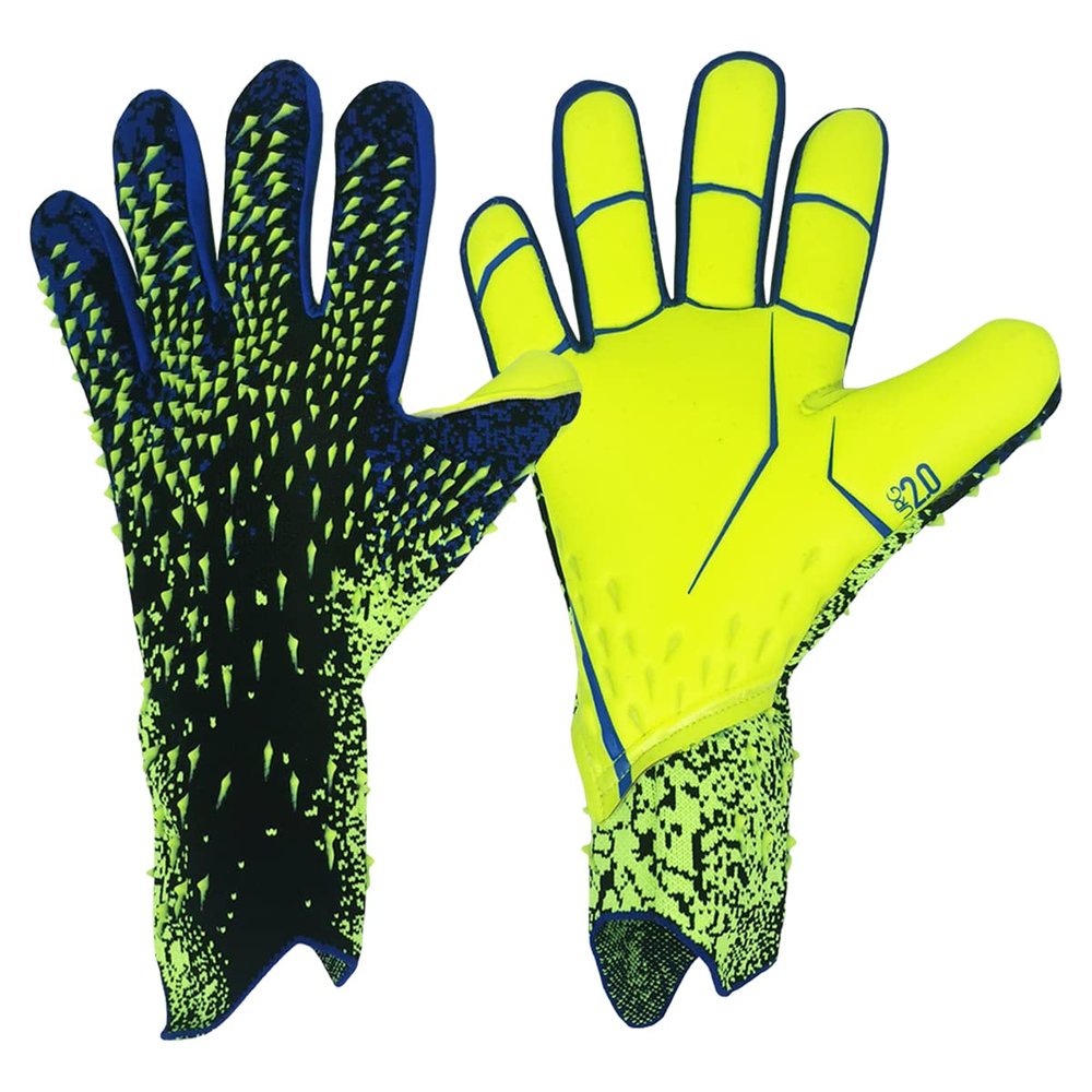 Scott Edward Football Goalkeeper Gloves for Boys Kids Children Adult Soccer Goalkeeper Kit Premium Goalkeeper Gloves Super Grip & Protection Size 6/7/8/9/10