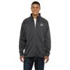 Vantage Apparel Men's Collegiate Full Zip Soft Shell Micro Fleece Jacket, James Madison Dukes, Dark Gray, Small view 1
