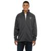 Vantage Apparel Men's Collegiate Full Zip Soft Shell Micro Fleece Jacket, North Carolina State Wolfpack, Dark Gray, Large view 1