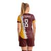 ORKY Custom Soccer Jersey, Women Futbol Shirt Short Set, Personalize Name Team Sport Uniform(Red L) view 2