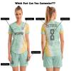 ORKY Custom Soccer Jersey, Women Futbol Shirt Short Set, Personalize Name Team Sport Uniform(Light Green L) view 4