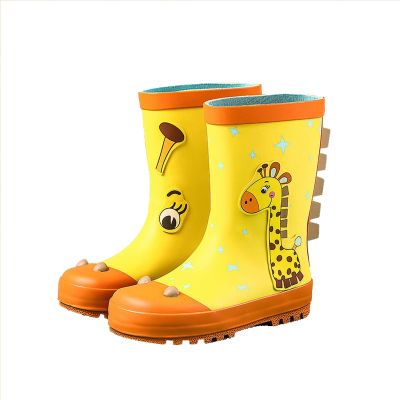 Children's Rain Shoes Boys and Girls Water Shoes Baby Rain Boots Water Boots in Large and Small Children Boys Loafers (D, 13 Little Child)