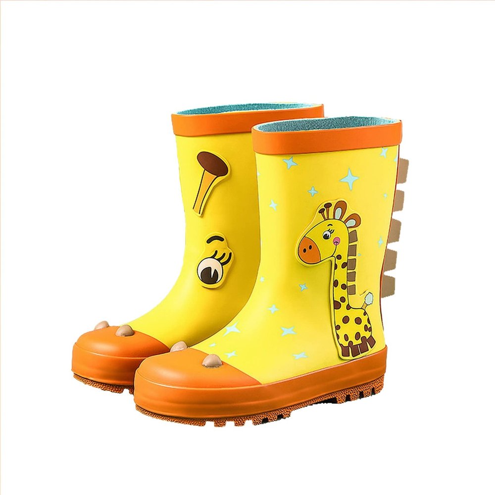 Children's Rain Shoes Boys and Girls Water Shoes Baby Rain Boots Water Boots in Large and Small Children Boys Loafers (D, 13 Little Child)