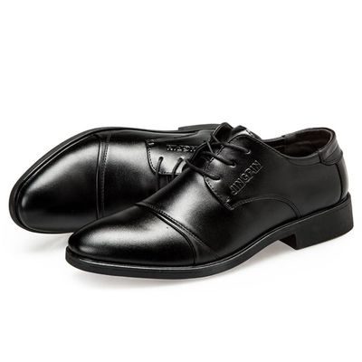 Men's Formal Oxford Comfortable Dress Shoes - Business Wingtip Lace Up Leather Shoes with Classic and Modern Designs (Tilden Cap Black,13)