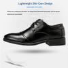 Men's Formal Oxford Comfortable Dress Shoes - Business Wingtip Lace Up Leather Shoes with Classic and Modern Designs (Tilden Cap Black,13) view 4