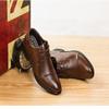Men's Formal Oxford Comfortable Dress Shoes - Business Wingtip Lace Up Leather Shoes with Classic and Modern Designs (Tilden Cap Brown,6.5) view 3