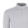 Vantage Apparel Men's Collegiate Micro Mesh Performance Gray 1/4 Zip Pullover, Auburn Tigers, Gray, Medium view 4