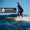 Ho Stevie! Womens Surfing Wetsuit  Chest Zip Fullsuit  Warm Superstretch 3/2mm or 4/3mm Neoprene w/GBS Seams (Black 3/2mm, 10) view 3