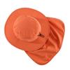 Home Prefer UPF50+ Mens Womens Sun Hat with Neck Flap Wide Brim UV Sun Protection Hat with Neck Flap Gardening Beach Fishing Orange view 3