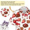 228CLOSET Strawberry Hawaiian Shirts for Men - Chocolate Cake Casual Button Down Short Sleeve Unisex Hawaiian Shirts Set 07 Size 5XL view 3
