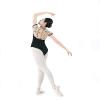 Daydance Turtleneck Black Teens Leotards for Ballet, Short Sleeve Dance Costumes for Practice view 4