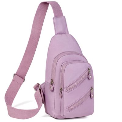 Banelu Small Sling Backpack Crossbody Bags for Women, Small Sling Bag Cross Body Bag Crossbody Purses - Lilac