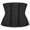 LUXURY-VITA Women Short Torso Waist Trainer Corset Trimmer 9 Steel Boned Tummy Control Body Shaper With Adjustable 3 Rows Of Hooks, Girdle For Women view 1