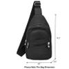 Banelu Small Sling Backpack Crossbody Sling Bag for Women, Chest Bag Daypack Fanny Pack Cross Body Bag for Outdoors Hiking Traveling - Black view 2