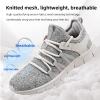 AOE Womens Walking Running Shoes Ultra Lightweight Breathable Mesh Tennis Shoes Non Slip Athletic Workout Gym Sneakers Starry Light Gray 7women / 6men view 2