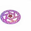 120mm Colorful Brake Disc 6 Holes Assembly for Inmotion L9 Smart Electric Scooter Disc Brake Repair Replace Accessories (120mm Colorful)