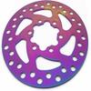 120mm Colorful Brake Disc 6 Holes Assembly for Inmotion L9 Smart Electric Scooter Disc Brake Repair Replace Accessories (120mm Colorful) view 2