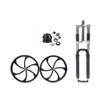 26" Bicycle Mag Wheels Set, Magnesium Wheel Rims, Bicycle Fork & 1 1/8" Head Set Gas Motorized Bicycle view 1