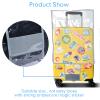 Sadnyy 3 Pieces Clear Luggage Cover PVC Suitcase Luggage Protector Waterproof Cover(Gray Border,Left Opening Style) view 4