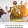 Puredrop American Football Training Equipment Aid Coach Cards Great Training Drills for Practice Exercises and Workouts at Home Activity Toys for Beginners Kids Adults and Youth Players Toss Throwing view 4
