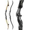 HNZMDY 60 Inch ILF Recurve Bow 30-60lbs Gordon Limbs Takedown Recurve Bow Archery Longbow American Hunting Bow Right Handed (60 Lbs, Black) view 1