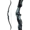 HNZMDY 60 Inch ILF Recurve Bow 30-60lbs Gordon Limbs Takedown Recurve Bow Archery Longbow American Hunting Bow Right Handed (60 Lbs, Black) view 2