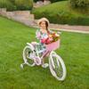 GRANNY SAYS Kid Bike Basket, Wicker Bike Baskets, Small Baskets for Kids Bike, 9" x 7" x 6", Pink view 4