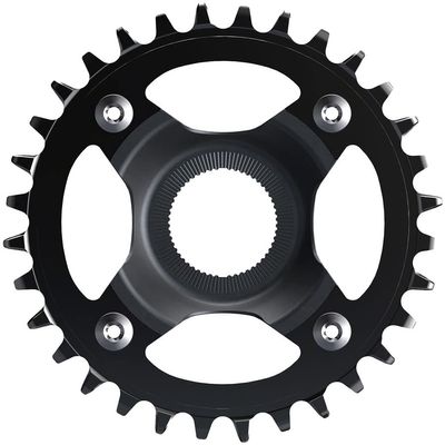 SHIMANO Steps CR-EM800 Chainring - 32T Without Chainguard, 55mm Chainline, Black
