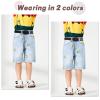 AWAYTR Reversible Kids Belts for Boys - Brown and Black Leather Belt for School Uniform Casual Jeans (80cm,Black) view 4