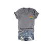 Be Careful Who You Hate It Could Be Someone You Love LGBT T-Shirt Be Careful Who You Hate It Could Be Someone You Love Tshirt Lesbian Shirts Gift Tops LGBT Shirt V-Neck Tee Grey view 2