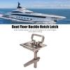 Tissting Boat Cam Latch 316 Stainless Steel Floor Buckle Hatch Pull Boat Flush Pull Hatch Lacth with Non Locking and Push and Fitting Design,for Yacht Ship(2.64x3.11in) view 2