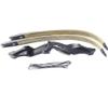 HNZMDY 60 Inch ILF Recurve Bow 30-60lbs Gordon Limbs Takedown Recurve Bow Archery Longbow American Hunting Bow Right Handed (45 Lbs, Wood) view 4