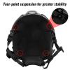 Yzpacc Tactical Helmet Chin Strap Adjustable Dial 4 Points Suspension System with Bolts and Screws for Tactical Fast MICH Bump Wendy Helmet Accessory, Black view 3