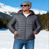 TACVASEN Down Coat Men Lightweight Packable Puffer Jackets Water Resistant Windproof Insulated Winter Coats with Hood Dark Gray M view 2