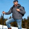 TACVASEN Down Coat Men Lightweight Packable Puffer Jackets Water Resistant Windproof Insulated Winter Coats with Hood Dark Gray M view 3