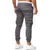 GOKKILRW Mens Chino Work Slim Fit Jogger Fashion Outdoor Cargo Hiking Pants Drawstring Athletic Workout Gym Sweatpant Trouser(Grey,XX-Large) view 3