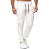 GOKKILRW Mens Chino Work Slim Fit Jogger Fashion Outdoor Cargo Hiking Pants Drawstring Athletic Workout Gym Sweatpant Trouser(White,X-Large) view 1